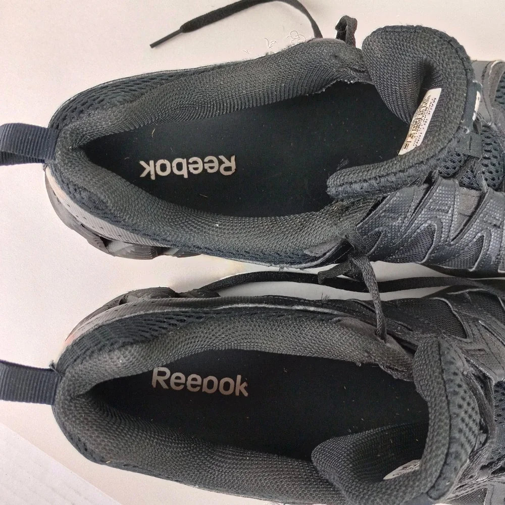 Reebok Men's 12 Black Zigtech Sneakers Running Shoes